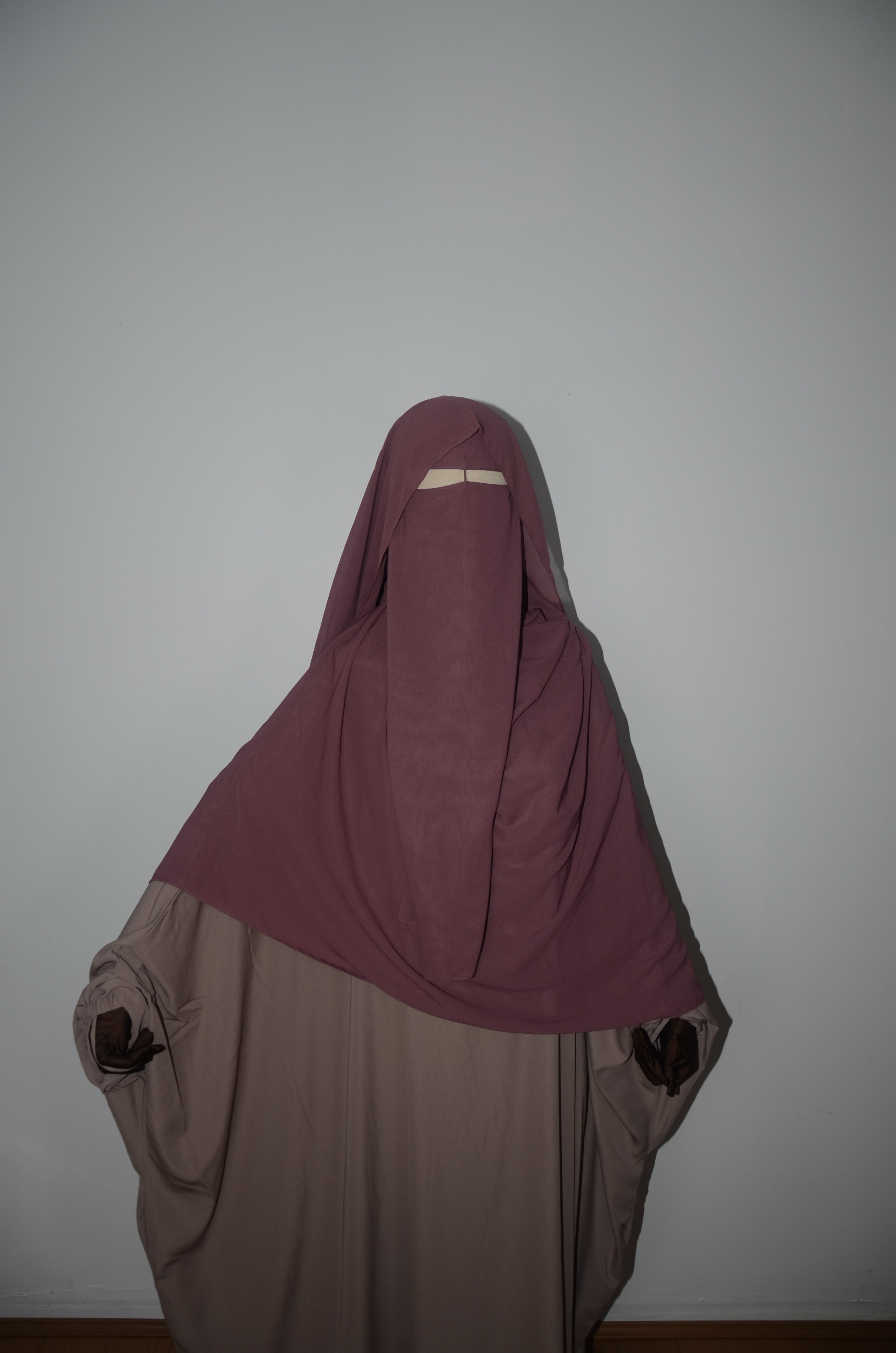 Draped Elastic Hijab