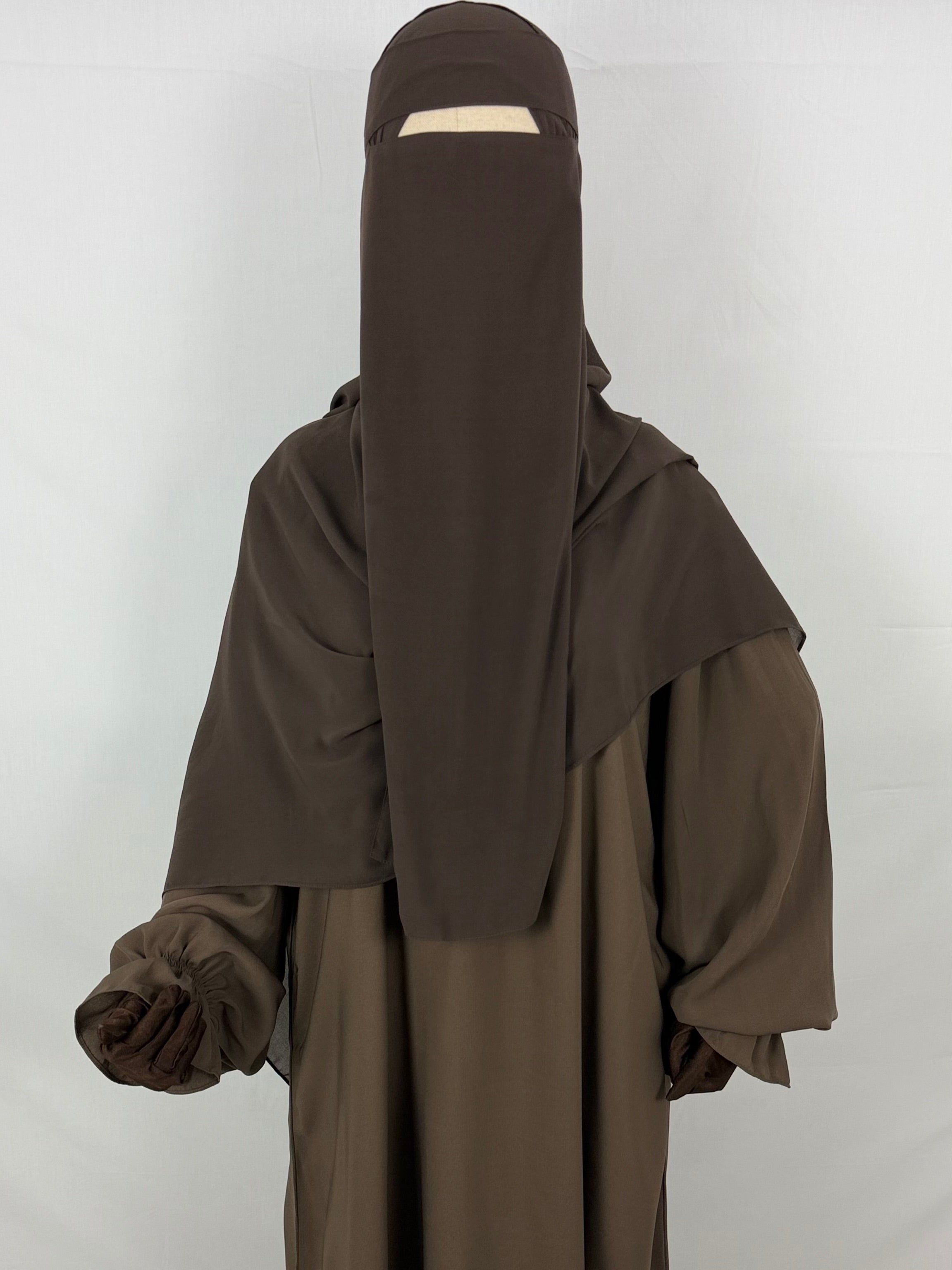 1 Layer No Pinch Niqab
