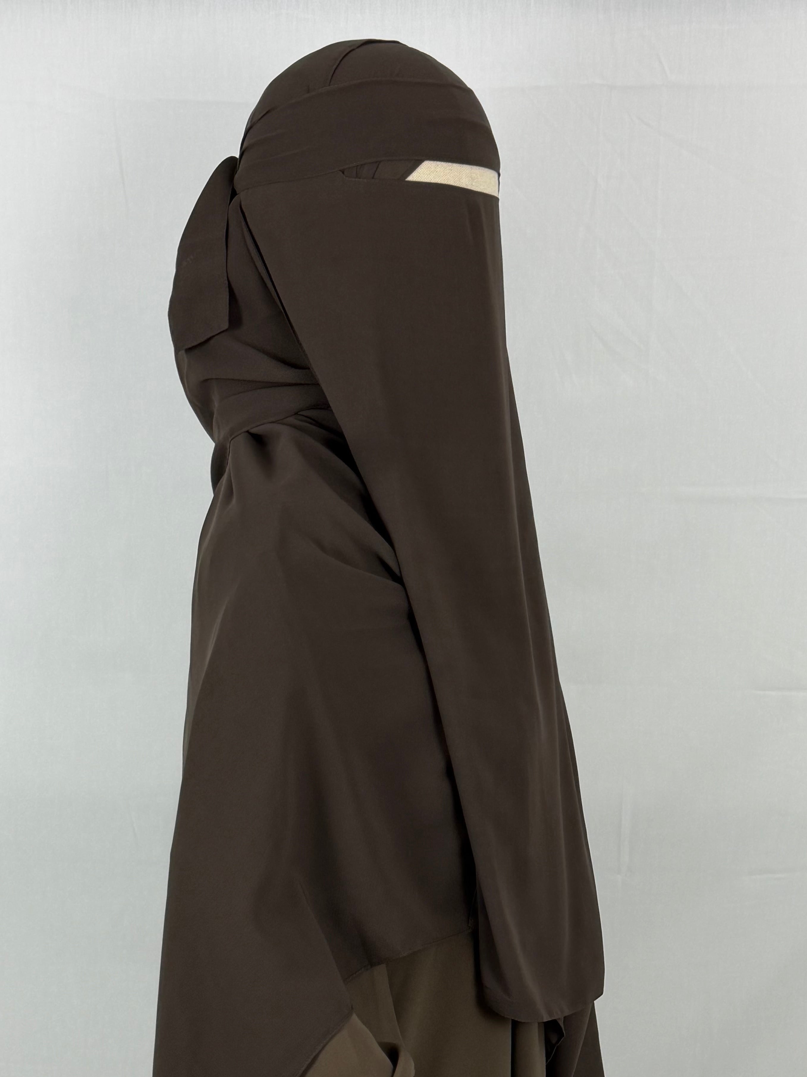 1 Layer No Pinch Niqab