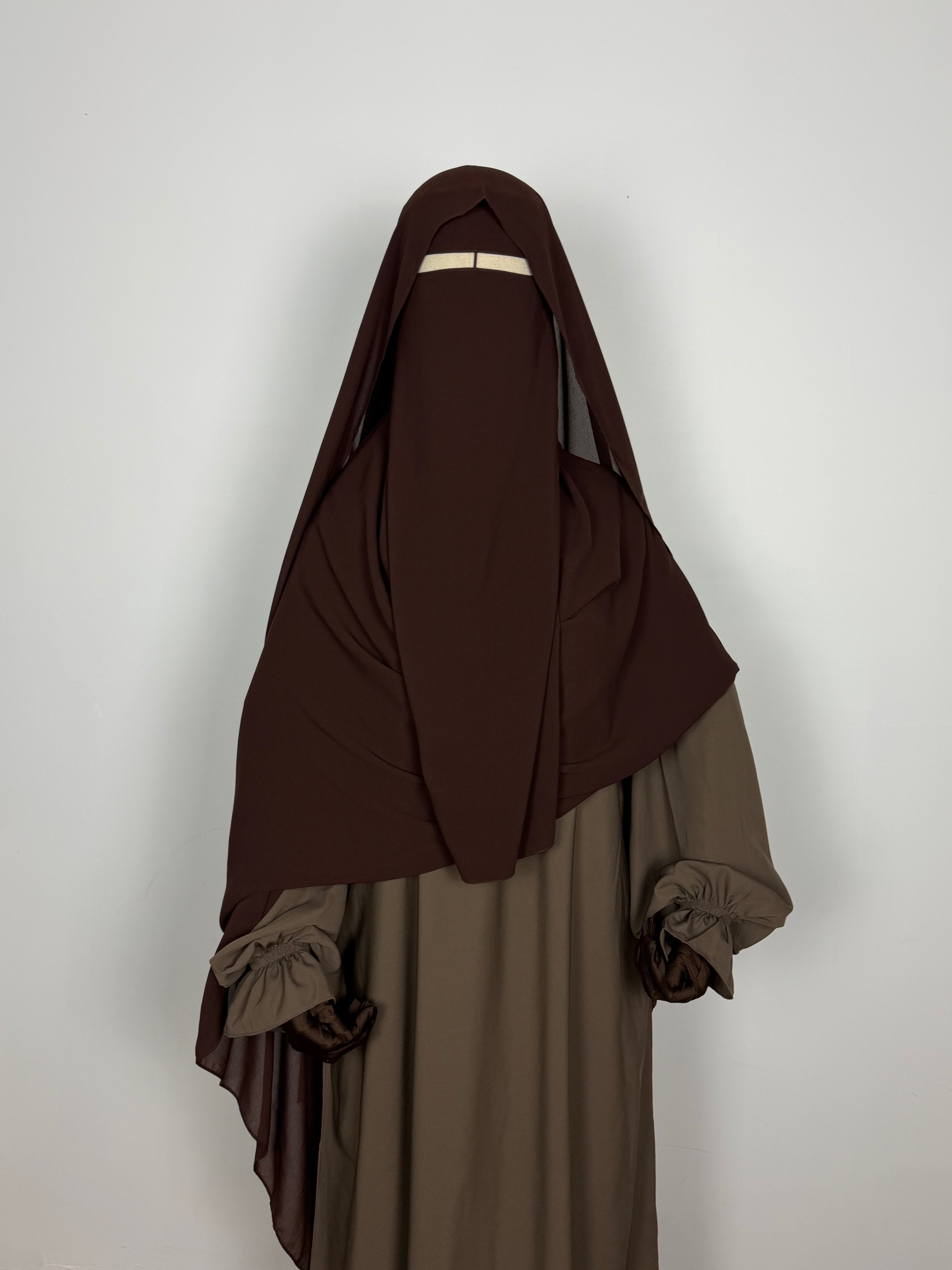 Draped Elastic Hijab